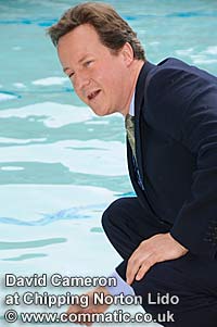 David Cameron opens Chipping Norton Lido for 2007