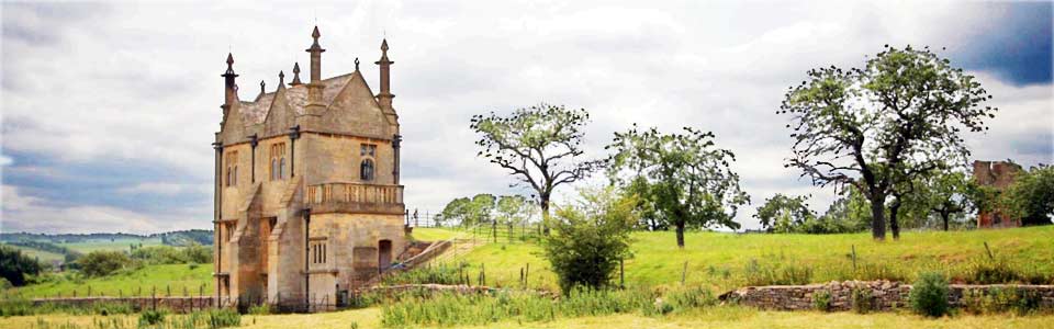 A folly close to Chipping Campden church